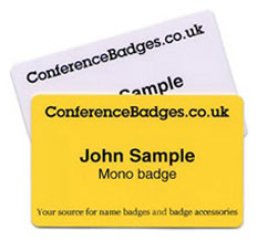 Butterfly Peel and Fold Badge (Compact size) Conference Badges