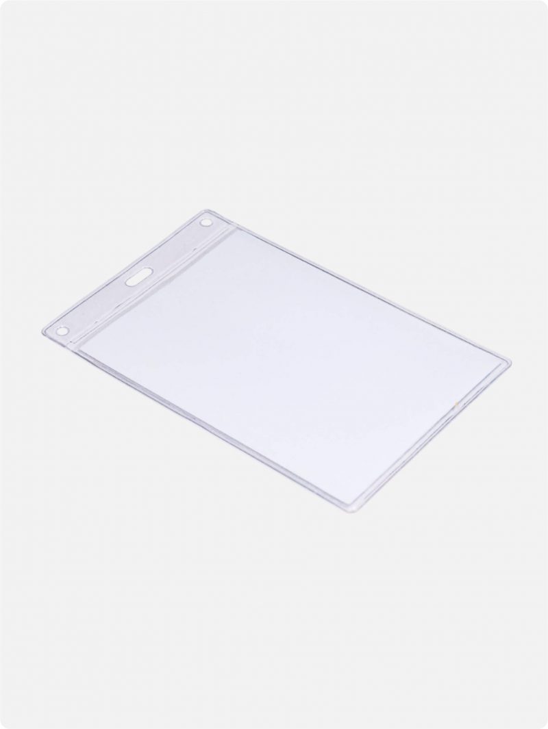 A6 Clear Flexible Badge Holder (Portrait) - Image 2