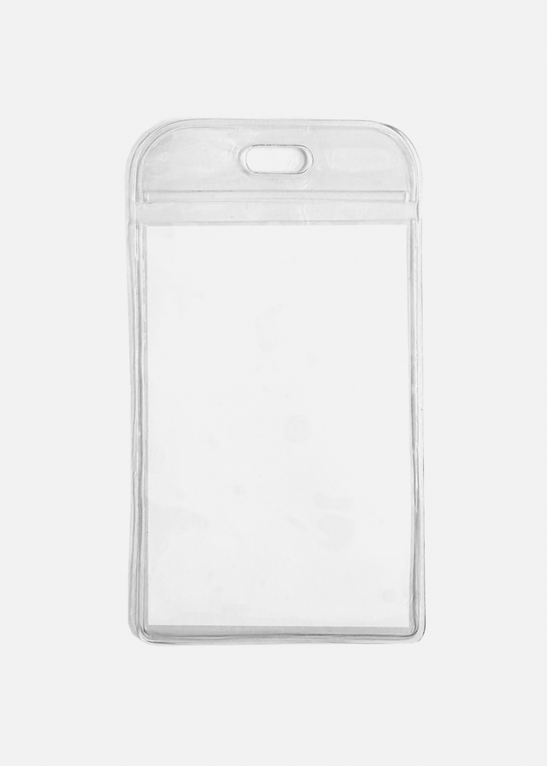 Credit Card Size Flexible Badge Holder (Portrait)