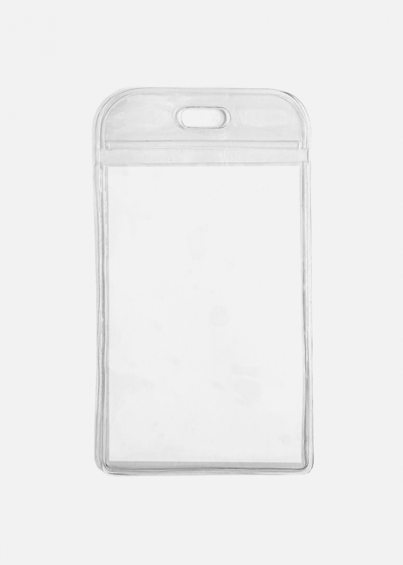 Credit card size badge holder portrait