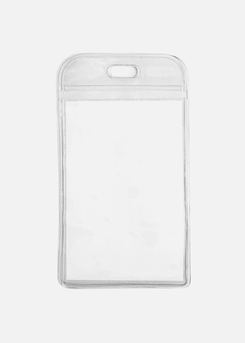 Credit card size badge holder portrait