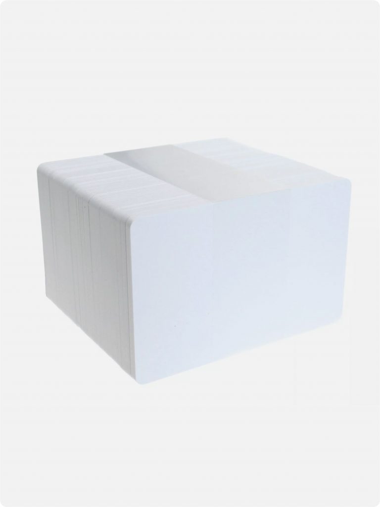 Blank White Biodegradable Plastic Badges