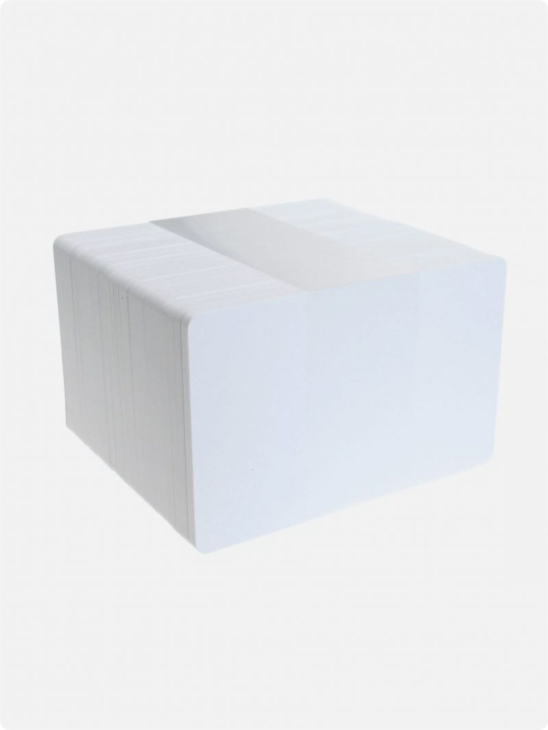 Blank White Biodegradable Plastic Badges