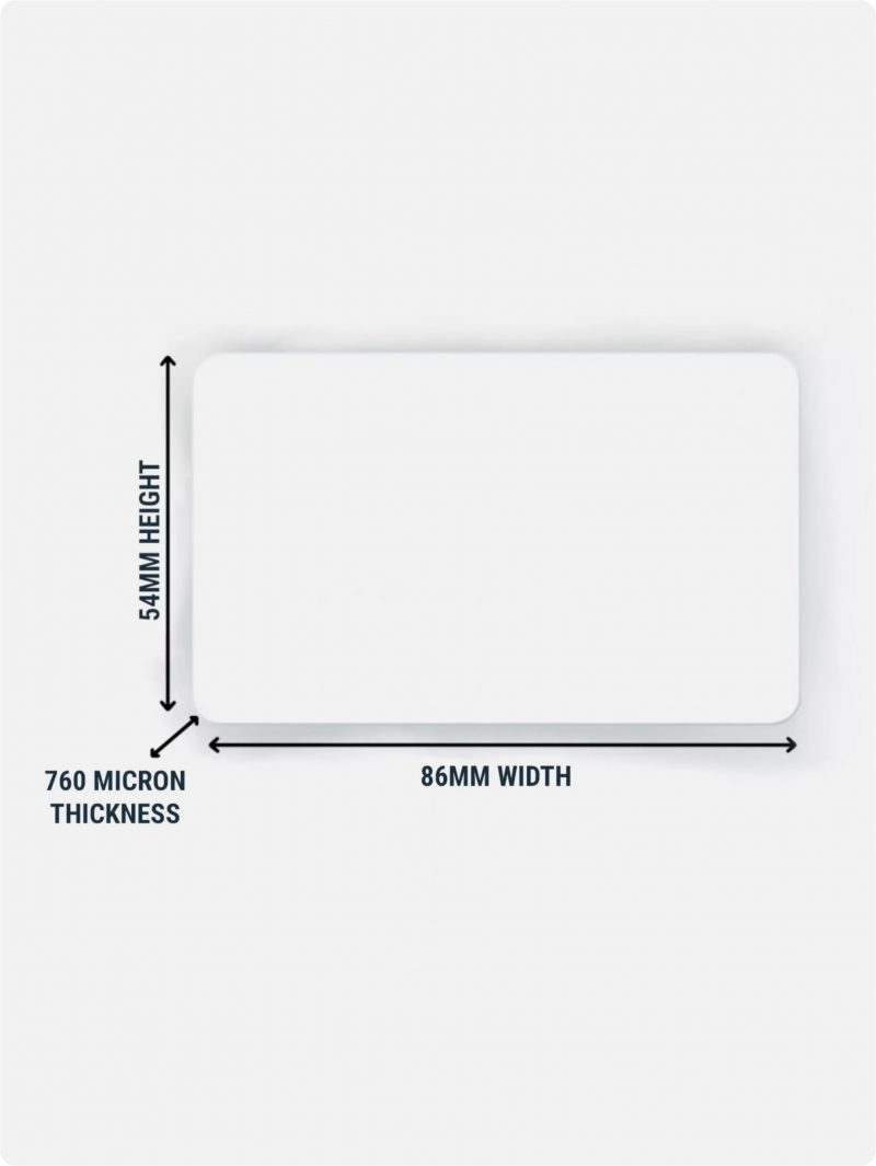 Blank White Biodegradable Plastic Badges - Image 2