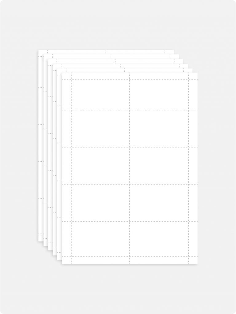 Credit card size printable paper badge inserts