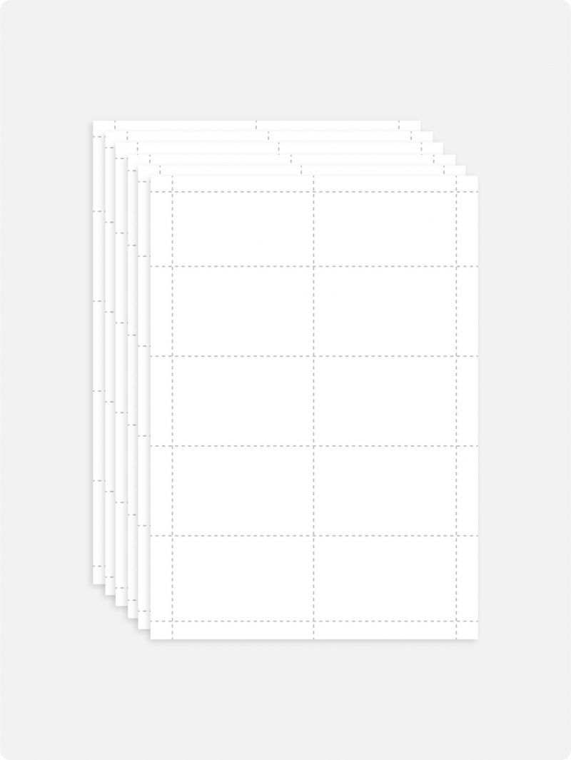 Credit Card Size Printable Paper Badge Inserts