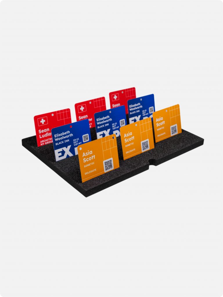 Foam Badge Trays