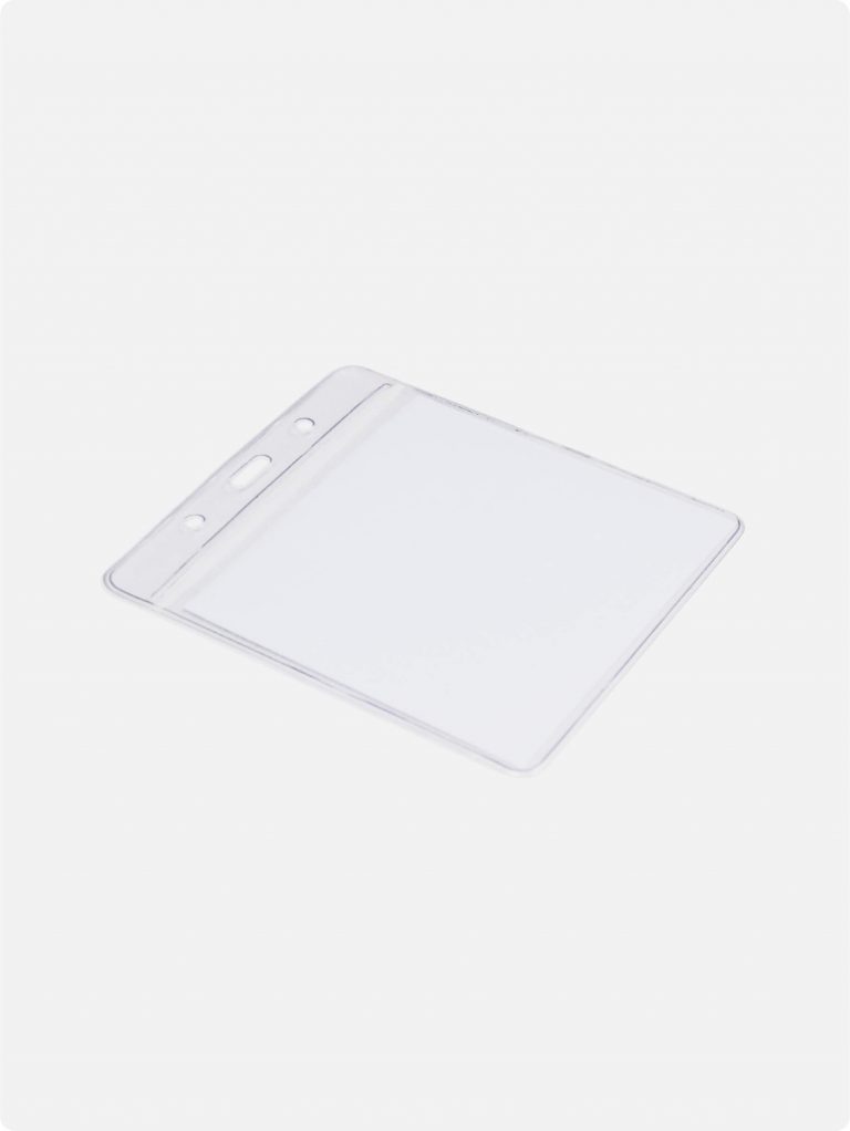 Heavy Duty Clear Flexible Badge Holder