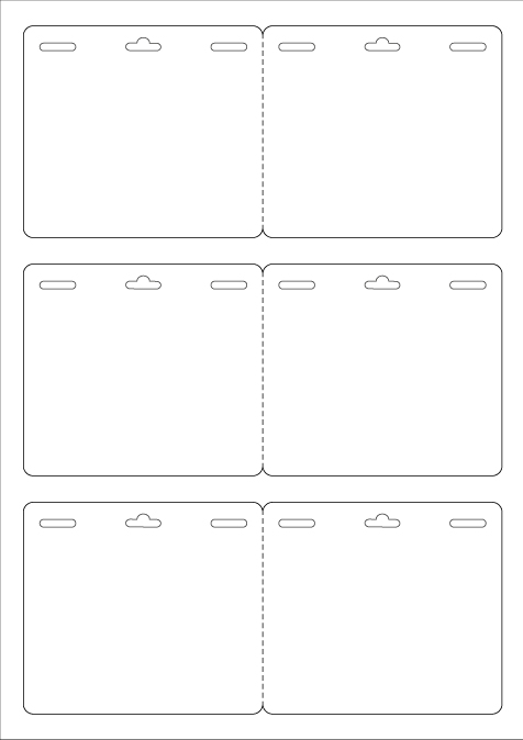 Butterfly ‘Peel and Fold’ Badge – Mini, Unprinted