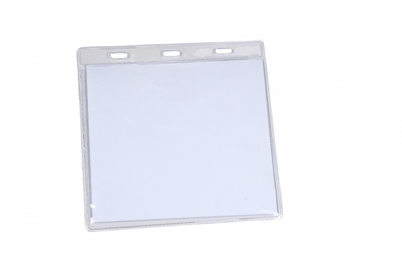 Visitor Size Clear Flexible Badge Holder - Image 2