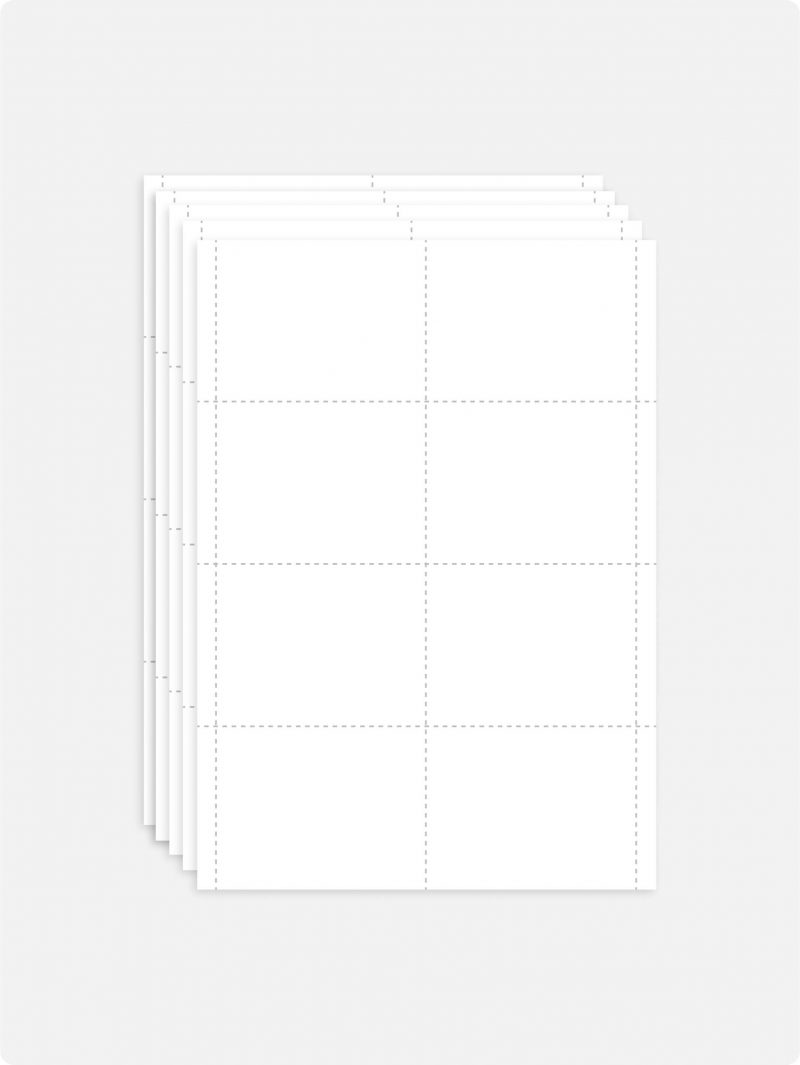 Visitor Size Printable Paper Badge Inserts