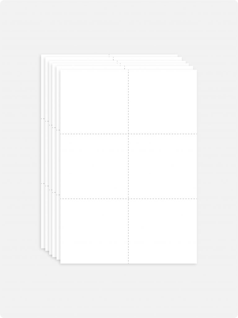 XL Printable Paper Badge Inserts