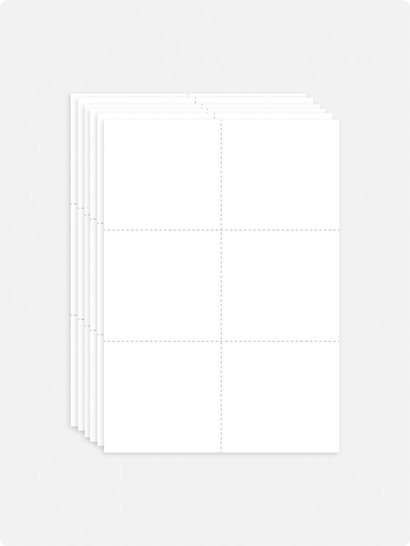 XL Printable Paper Badge Inserts
