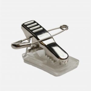 Combined Clip and Pin Badge Attachment