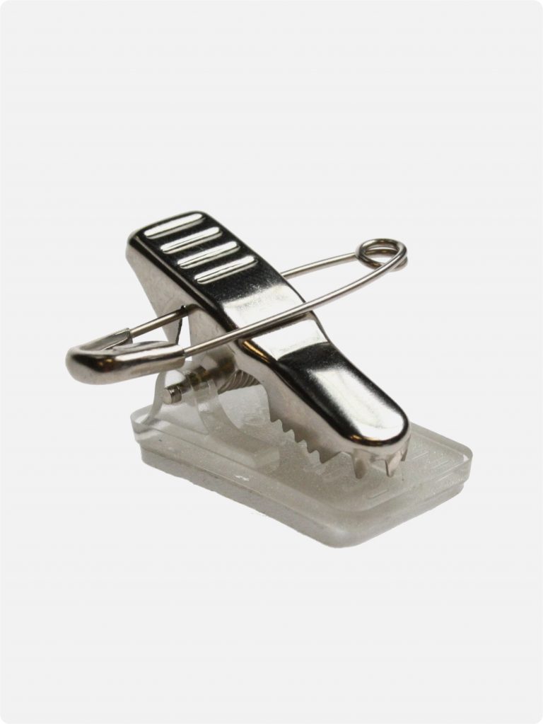 Combined Clip and Pin Badge Attachment
