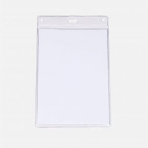 A6 Clear Flexible Badge Holder (Portrait)