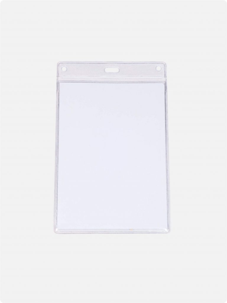 A6 Clear Flexible Badge Holder (Portrait)