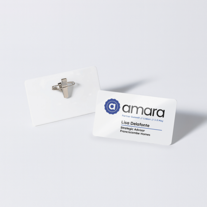 Logo Badge Example Clip And Pin