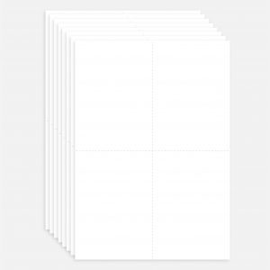 A6 Printable Paper Badge Inserts