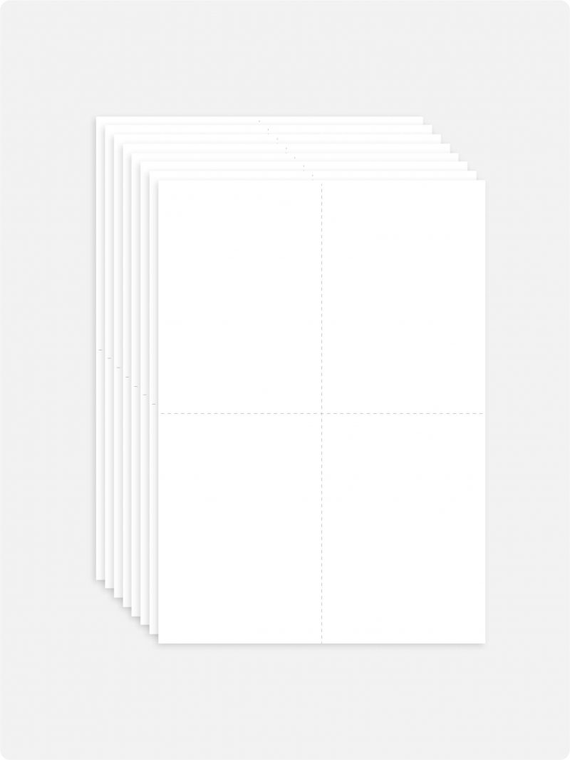 Paper Badge Kit with Strap Clips (A6) - Image 3