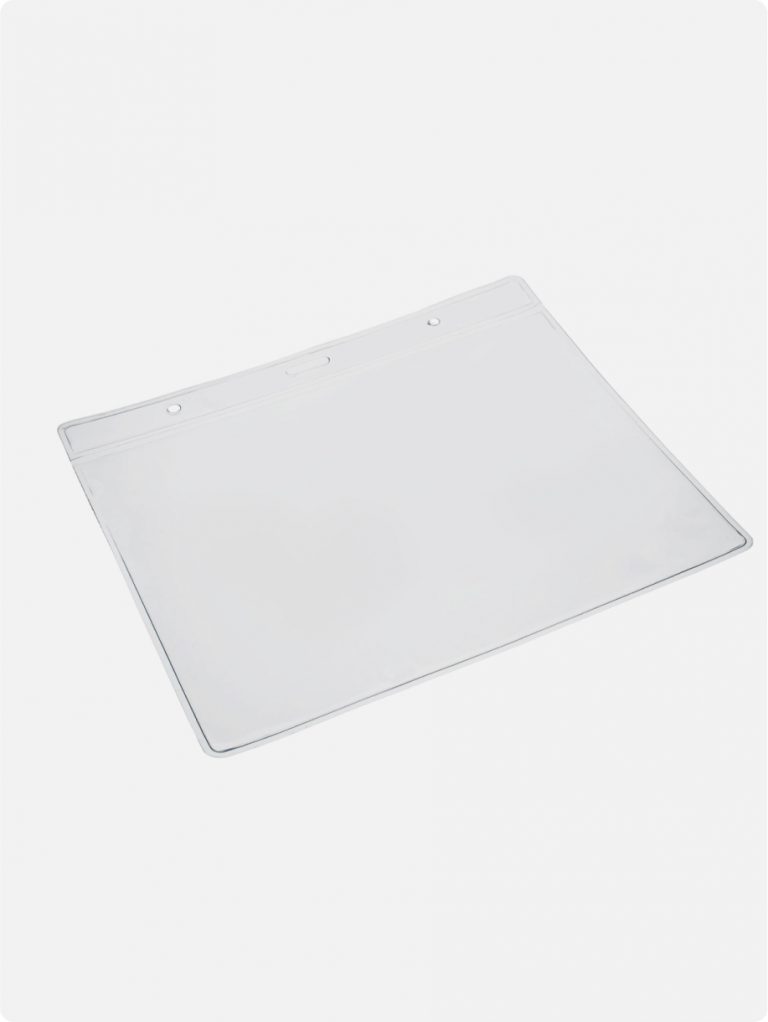 A6 Clear Flexible Badge Holder (Landscape)