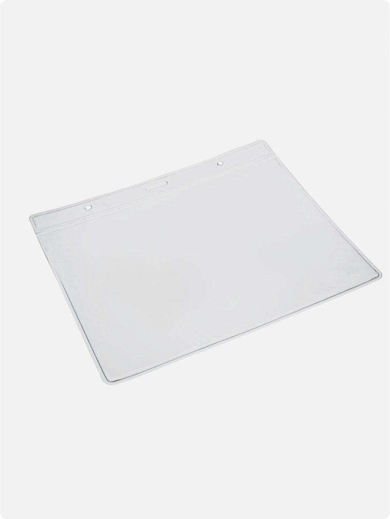 A6 Clear Flexible Badge Holder (Landscape)