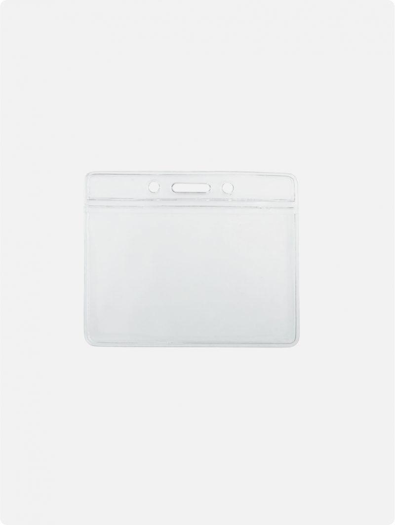 Credit Card Size Flexible Badge Holder