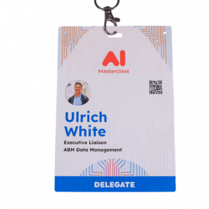 A6 butterfly 'peel and fold' badge