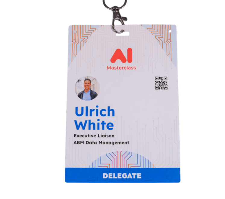 A6 Butterfly ‘peel and fold’ badge