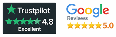 Google and Trustpilot reviews